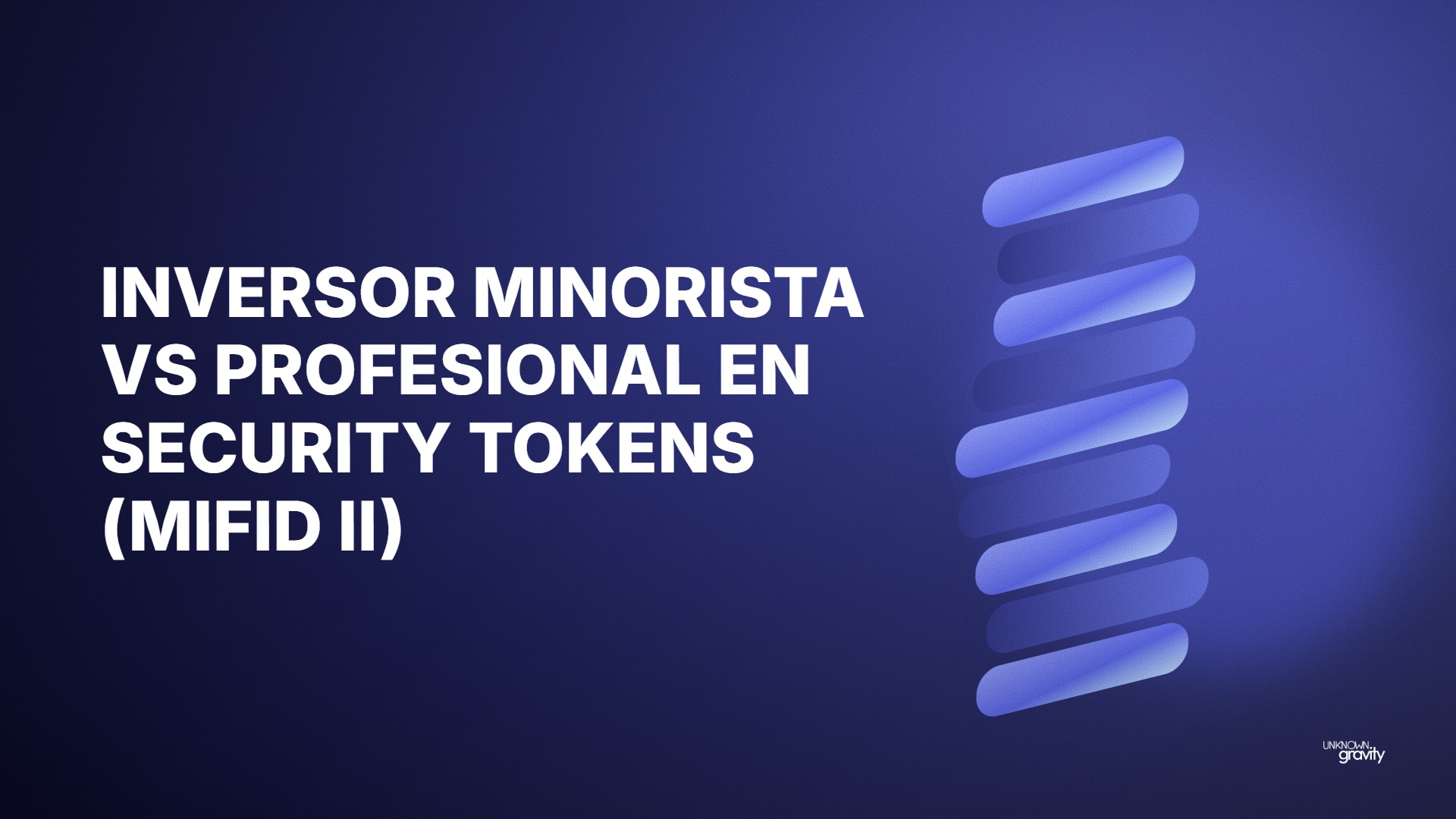 Inversor minorista vs profesional en security tokens (MiFID II)
